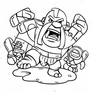 Clash of Clans Coloring Page | Clash of Clans 塗色頁
