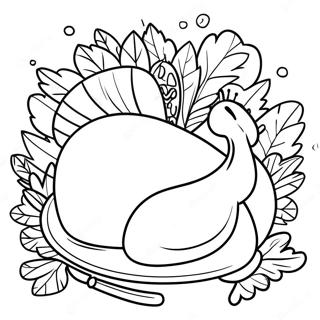 First Thanksgiving Coloring Page | First Thanksgiving 塗色頁