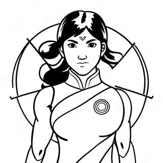 Korra Coloring Page