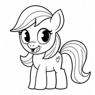 Applejack with a Bright Smile Coloring Page | Applejack 塗色頁