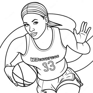 WNBA Coloring Page | WNBA 塗色頁