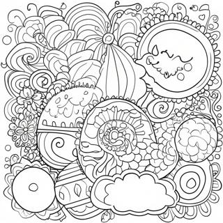 Doodle Coloring Page for Kids | Doodle 塗色頁