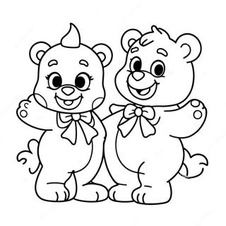 Care Bear Cousins Coloring Page | Care Bear Cousins 塗色頁