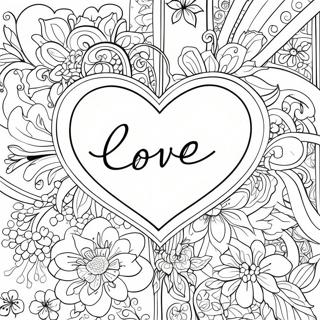 Love for Adults Coloring Page | Love for Adults 塗色頁