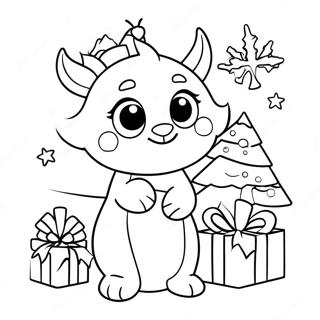 LOL Christmas Coloring Page | LOL Christmas 塗色頁