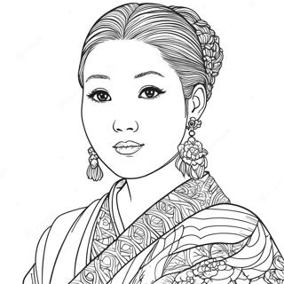 Kanao Coloring Page | Kanao 塗色頁