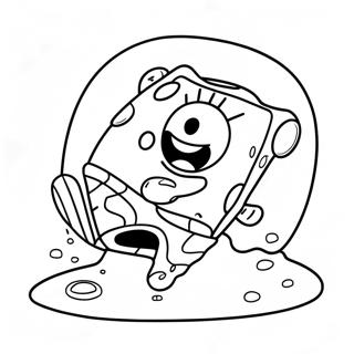 Baby SpongeBob Coloring Page | Baby SpongeBob 塗色頁