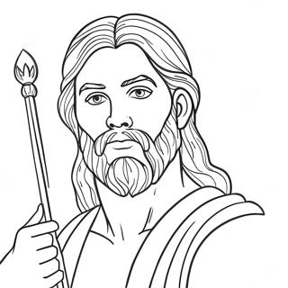 John the Baptist Coloring Page | John the Baptist 塗色頁