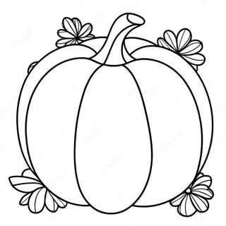 Pumpkin Coloring Page | Pumpkin 塗色頁