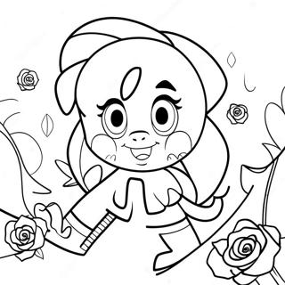 Amy Rose Coloring Page