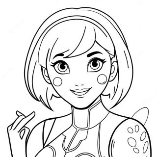 Miraculous Ladybug Coloring Page