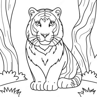 Big Cat Coloring Page | Big Cat 塗色頁