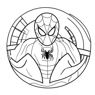 Spiderman Easter Egg Hunt Coloring Page | Spiderman Easter 塗色頁