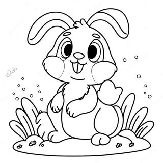 Easter Bunny Coloring Page | Easter for Toddlers 塗色頁