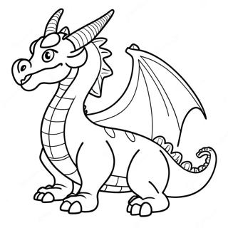 Dragon Coloring Page | Dragon for Adults 塗色頁