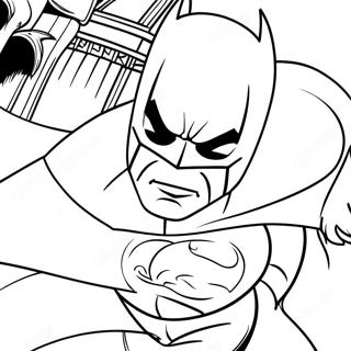 Batman Animated Series Coloring Page | Batman Animated Series 塗色頁