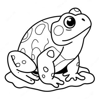 Toad Coloring Page
