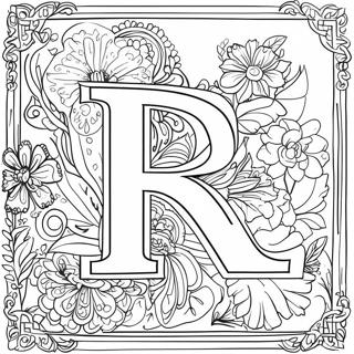 Alphabet for Adults Coloring Page | Alphabet for Adults 塗色頁