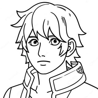 Minato Coloring Page | Minato 塗色頁
