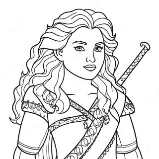 Merida Coloring Page | Merida 塗色頁