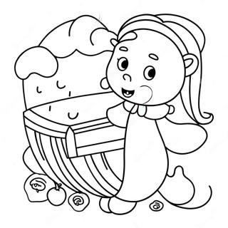 Nursery Rhyme Coloring Page | Nursery Rhyme 塗色頁