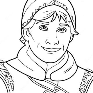 Kristoff Coloring Page | Kristoff 塗色頁