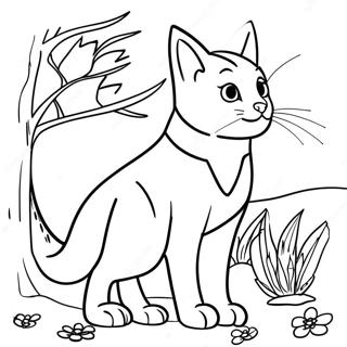 Mates Warrior Cats Coloring Page | Mates Warrior Cats 塗色頁