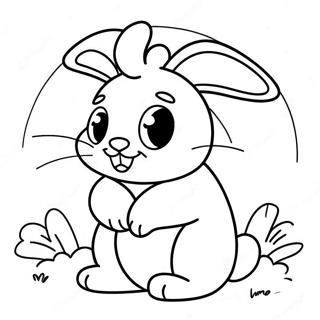 Bunzo Bunny Coloring Page | Bunzo Bunny 塗色頁