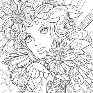 Line Art Coloring Page