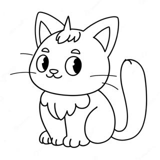 Cat Pokemon Coloring Page | Cat Pokemon 塗色頁