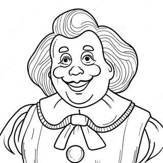 Ronald McDonald Coloring Page | Ronald McDonald 塗色頁