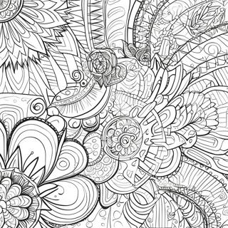 Intricate Spiroglyphics Patterns Coloring Page | Spiroglyphics 塗色頁