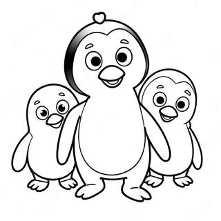 Pingu with Friends Coloring Page | Pingu 塗色頁