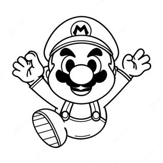 Mario Soccer Coloring Page | Mario Soccer 塗色頁