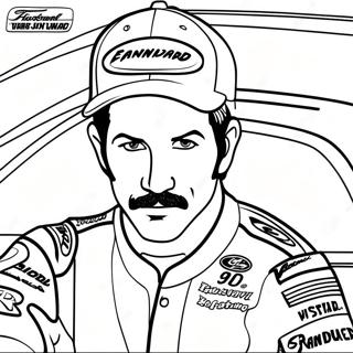 Dale Earnhardt Racing Car Coloring Page | Dale Earnhardt 塗色頁