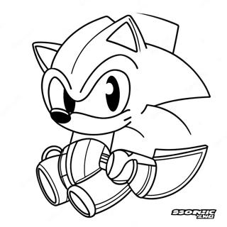 Lego Sonic Coloring Page | Lego Sonic 塗色頁
