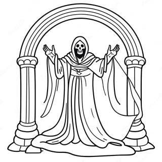 Wraith in Mysterious Portal Coloring Page | Apex Legends 塗色頁