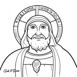 God is Love Coloring Page | God is Love 塗色頁