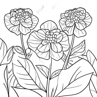 Beautiful Hydrangea Garden Coloring Page | Hydrangea 塗色頁