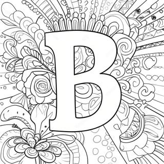 Bright Number 5 Coloring Page | Number 5 塗色頁