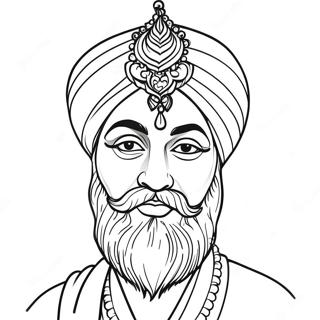 Sikh Coloring Page | Sikh 塗色頁