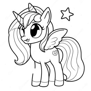 Princess Luna in Dreamland Coloring Page | Princess Luna 塗色頁