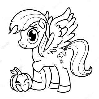 My Little Pony Halloween Coloring Page | My Little Pony Halloween 塗色頁