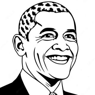 Barack Obama Coloring Page | Barack Obama 塗色頁