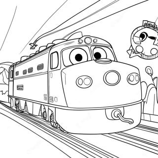 Chuggington Coloring Page | Chuggington 塗色頁