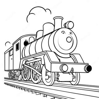 Wilson the Engine Coloring Page | Chuggington 塗色頁