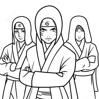 Akatsuki Coloring Page | Akatsuki 塗色頁