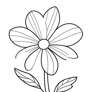 Violet Flower Coloring Page | Violet 塗色頁
