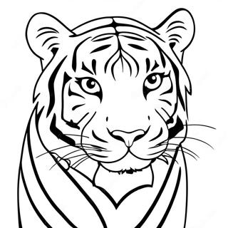 White Tiger Coloring Page | White Tiger 塗色頁