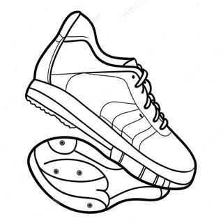 Soccer Shoe Coloring Page | Soccer Shoe 塗色頁